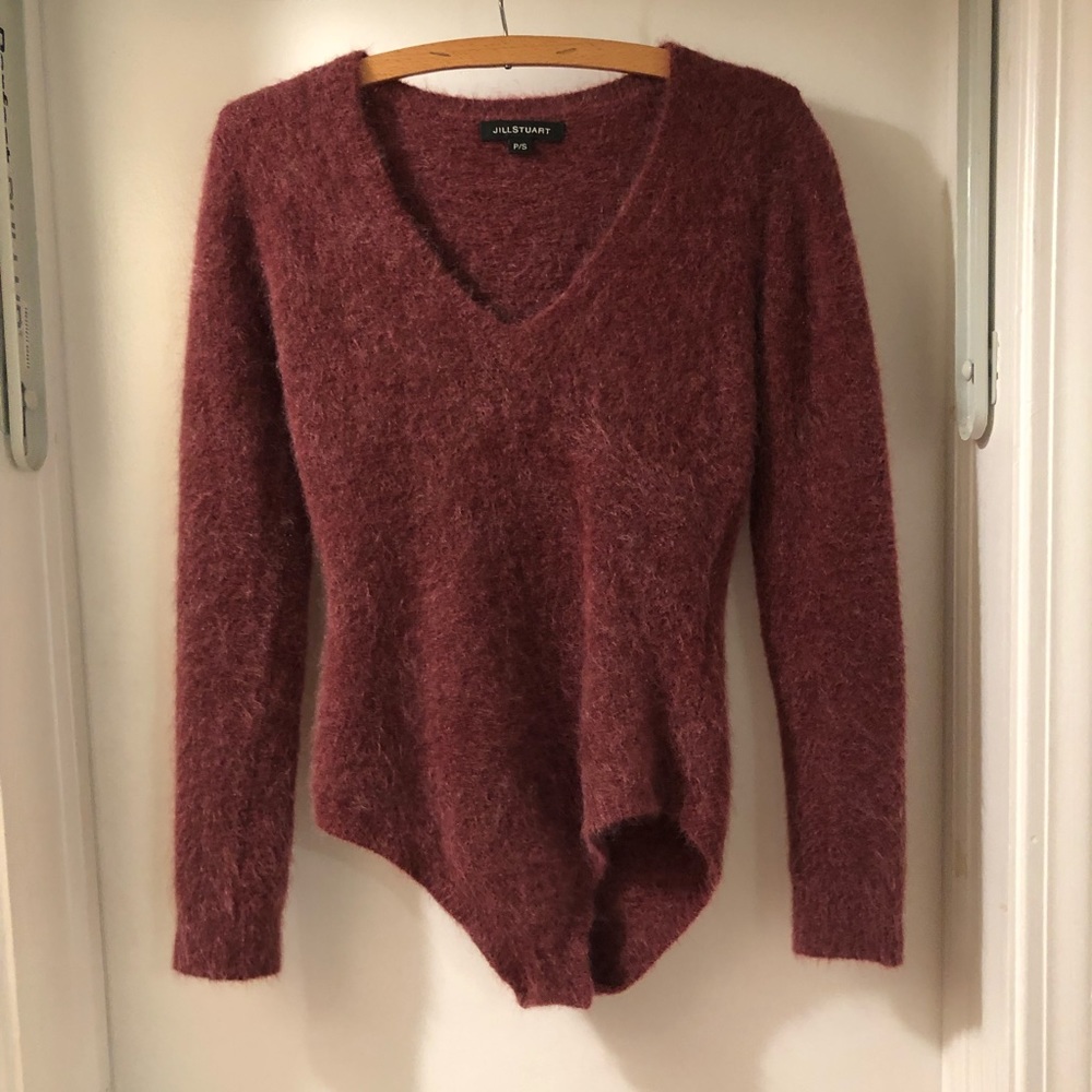 Red JillStuart Sweater Bodysuit